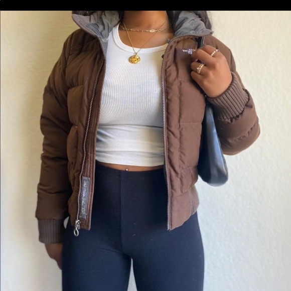 The North Face Jackets & Blazers - North face brown vintage puffer jacket